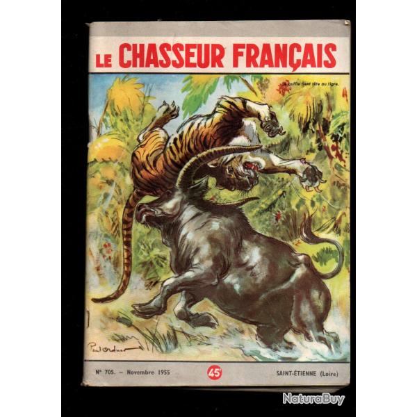 le chasseur fran�ais 705 1955,  chasse , p�che , maison, sant�, manufrance , jardinage , �levage ,
