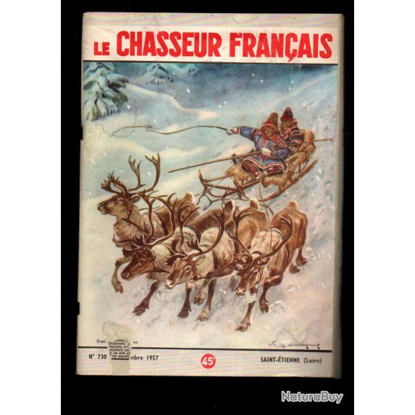 le chasseur fran�ais 730 1957,  chasse , p�che , maison, sant�, manufrance , jardinage , �levage ,