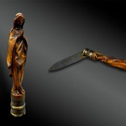 COUTEAU pliant sign&eacute; Utixier - France - XIX&egrave;me si&egrave;cle
