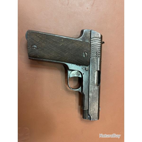 Pistolet semi automatique Ruby - Cal.7x65 - 1 euro sans prix de r�serve