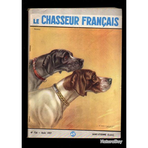 le chasseur fran�ais 726 1957,  chasse , p�che , maison, sant�, manufrance , jardinage , �levage ,