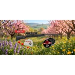 Pack cerise 2026 carabine a air comprim&eacute; GAMO cal.4.5mm quiet cat 19.9j