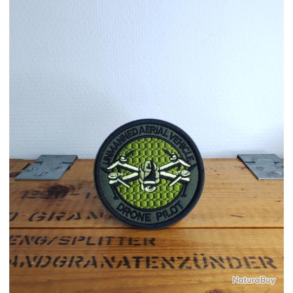 Patch Brod� Drone vert Airsoft