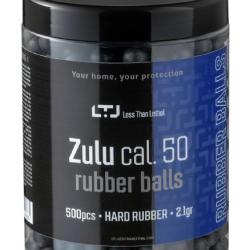 BILLES ZULU CAOUTCHOUC 1.2G VRAC X500 calibre 50