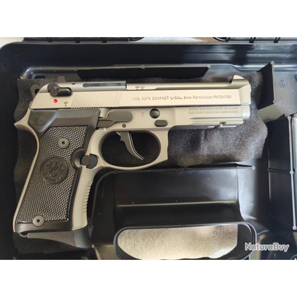 Beretta 92fs / m9a1 compact inox