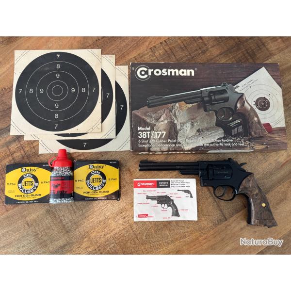 Revolver CO2 CROSMAN 38T/.177 Cal.4,5mm