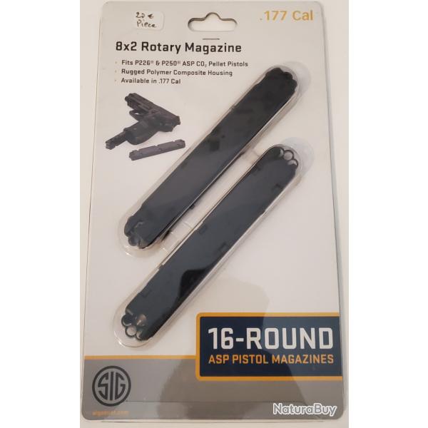 Lot de 2 Chargeurs 4,5 mm pour Sig Sauer P226 / P229 / P250