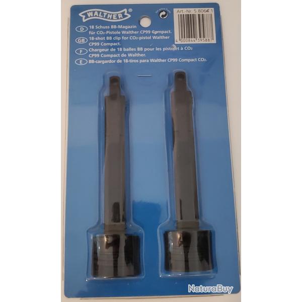 Chargeur 4.5mm (Billes) WALTHER CP99 COMPACT 18BBs CO2 UMAREX X2