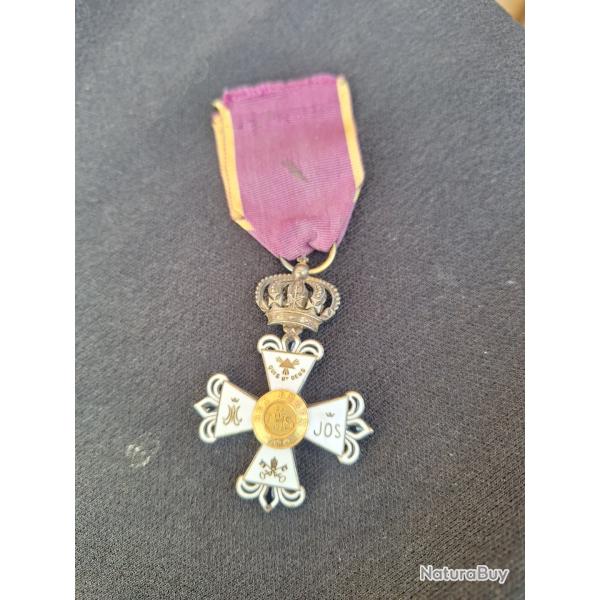 Croix de l'Ordre des Chevaliers de Saint Joseph M�daille