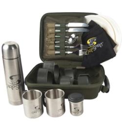 op&eacute; ! Set de vaisselles camping deluxe Carp Spirit