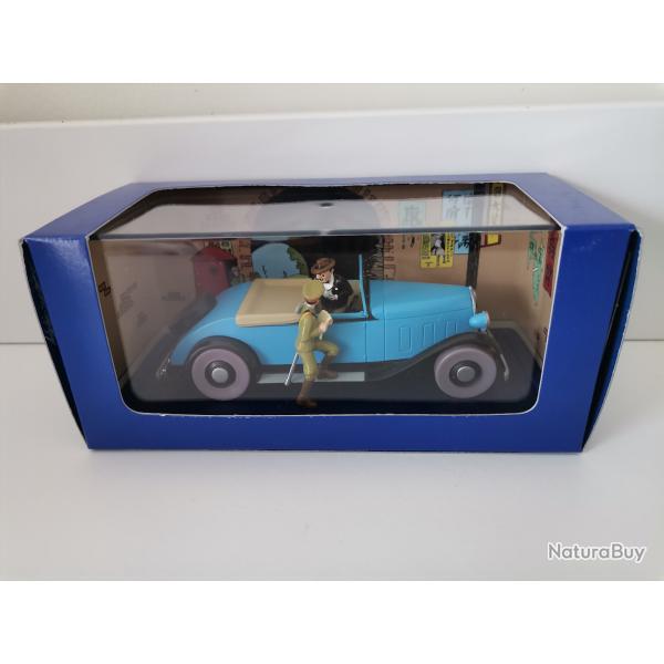 La d�capotable de Gibbons Lotus Bleu Tintin Moulinsart 1/43�me