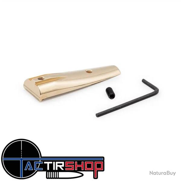 Bouchon de poign�e en laiton lourd Eemann Tech Heavy Brass Feed Grip Plug for Glock 17 Gen6