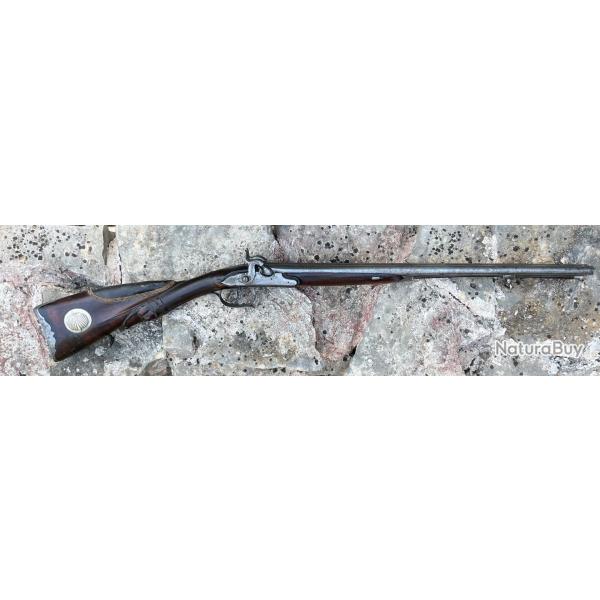 Fusil de Chasse XVIIIeme converti � percussion