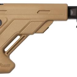 MPX/MCX crosse t&eacute;lescopique repliable interface Picatinny - Coyote