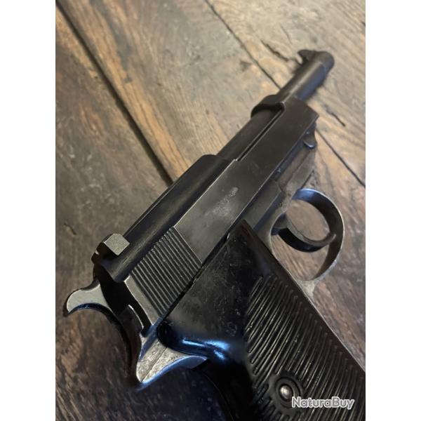 Pistolet Walther P38 WW2 Mauser Byf44 Monomatricule Cal. 9x19 Luger Para