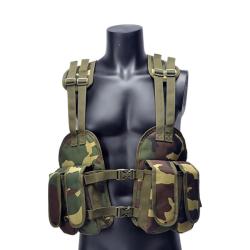 Chest Rig Tactique MOLLE R&eacute;glable Camouflage Porte-Chargeurs Airsoft Chasse Paintball Outdoor L&eacute;ger