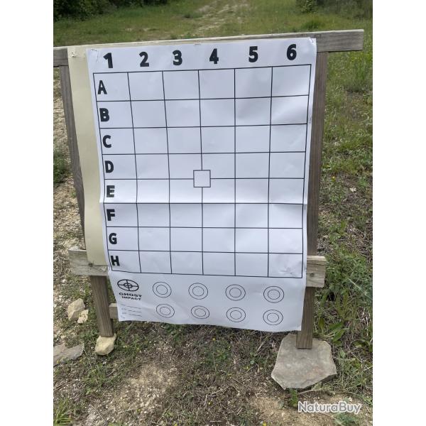 Ghost Target - pack recharge 5 cibles et 5 fiches de Score
