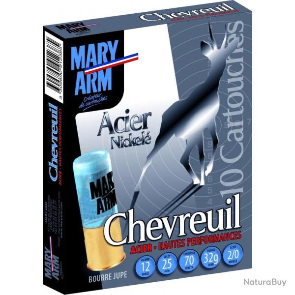 Cheuvreil cal.12 32gr 2/0 acier mary arm chevreuil cal12 32g 2/0 acier *10