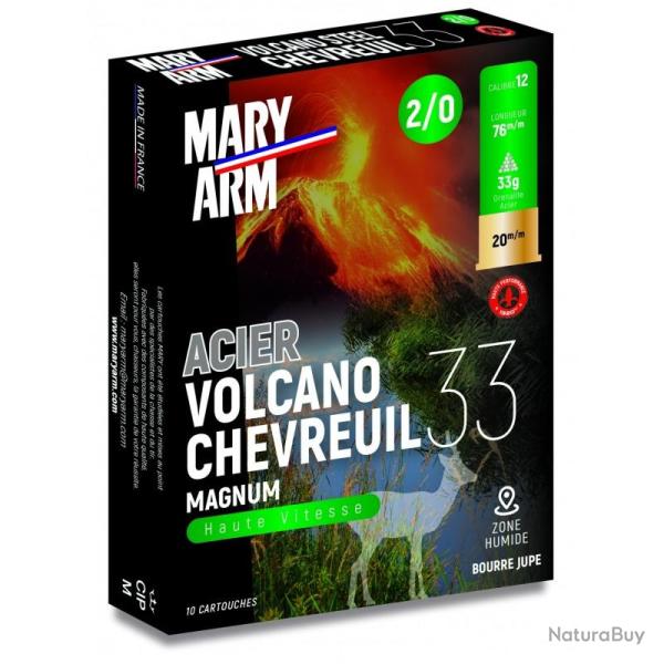 Chevreuil cal.12 33gr bj / magnum mary arm chevreuil cal12 33bj 2/0 magnum