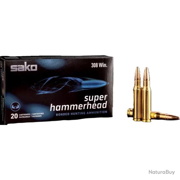 BALLES 300WM SUPER HAMMERHEAD 180GR - 1.0000 - SAKO MUNITION
