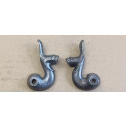 paire de chiens pour pistolet ou fusil &agrave; piston 19eme si&egrave;cle XIX si&egrave;cle (052