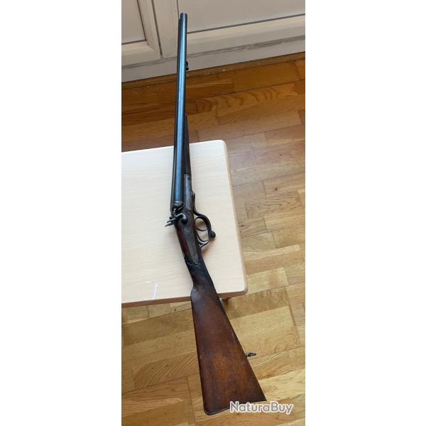 Ancien fusil de chasse 16 65. Percussion centrale, Categorie D