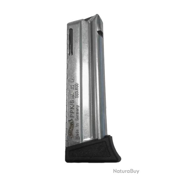 CHARGEUR 10 CPS PPK/S WALTHER AVEC RALLONGE CHARGEUR 22LR