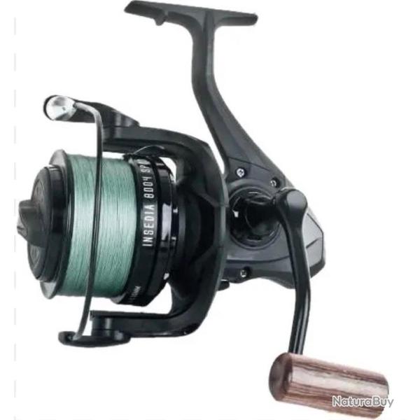 op� ! Moulinet carpe Prowess Insedia 8004 Spod + Tresse