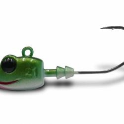 T&ecirc;te Plomb&eacute;e VMC Frog Jig Natural 14g 2/0 par 3
