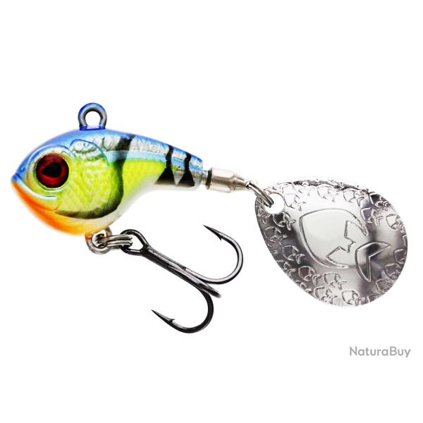 Leurre Westin DropBite Spin Tail Jig 22g 22g 3,7cm Chartreuse Blue Craw