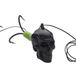 Montage Madcat Skull Worm Jig Noir 150g - 7/0