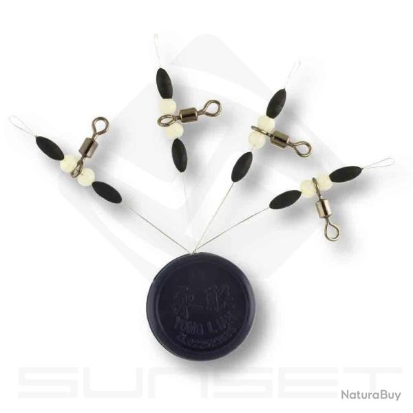 Stop Float + Perles Phospho + Rolling Sunset St-S-5016 L Par 4 BLACK - NICKEL