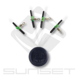Stop Float + Perles Verre + Rolling Sunset St-S-5017 L Par 4 BLACK - NICKEL