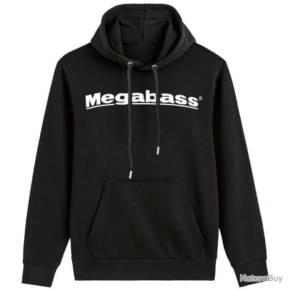 Sweat Megabass Noir XXL Noir