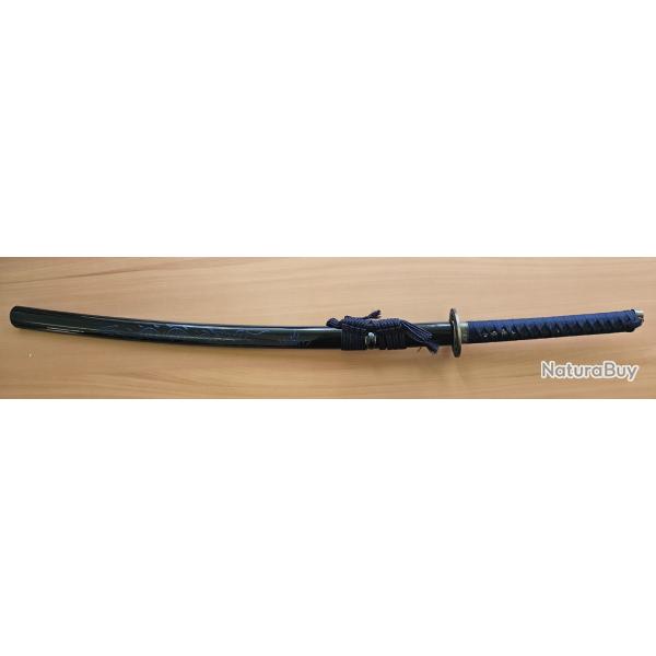 Katana du Roi Dragon Bleu (Acier T10 Bleu) en l'�tat - 1� sans prix de r�serve !!