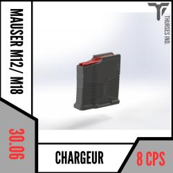 chargeur mauser / sauer M18/ S10/ S11/ M12/ S101/ S100 30.06... 8 coups Thurses Industries