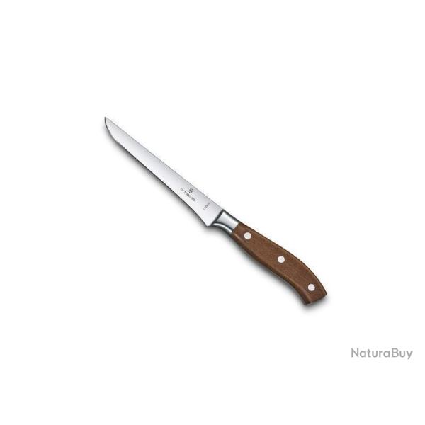 Couteau a desosser Victorinox GRAND MAITRE lame 15cm manche bois d'erable modifie