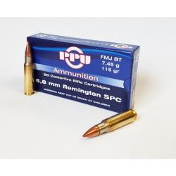 500 Cartouches PARTIZAN CAL. 6,8 Rem SPC 115-GRS FMJ BT