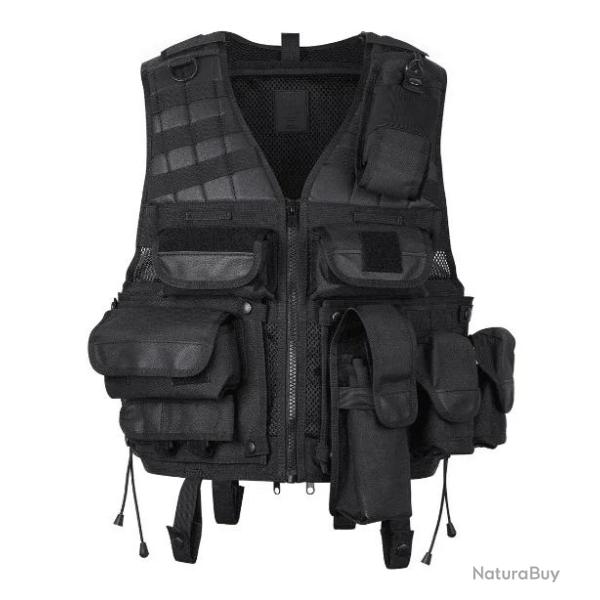 Gilet porte-plaques tactique modulaire GK Pro Tactiknight