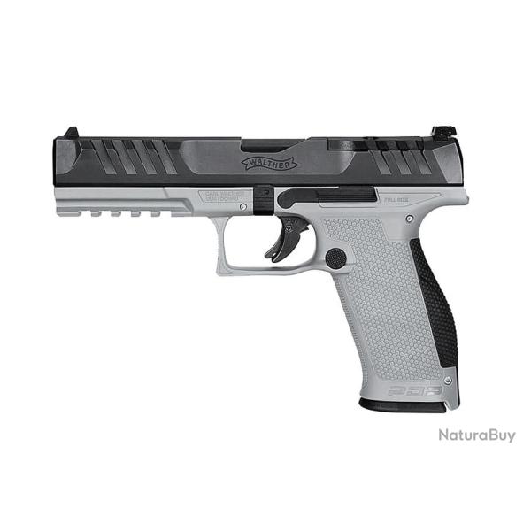 PISTOLET PIST PDP FULL SIZE WALTHER 5'' CAL 9X19, 18 COUPS - TUNGSTEN GREY