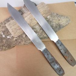 Grandes lames forg&eacute;es couteau chasse