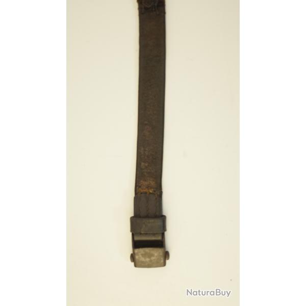 sangle carabine mauser k98 cuir ww2 original