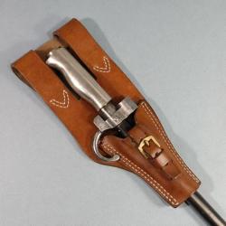 &Eacute;tui porte-ba&iuml;onnette Lebel Mle 1874 - Reproduction WW1 cuir