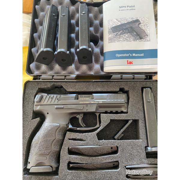 HK SFP9 9x19 mm - Excellent �tat - 5 chargeurs