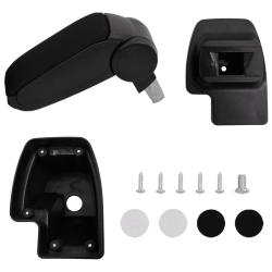 Accoudoir de voiture noir 15x35x(33-49,5) cm ABS