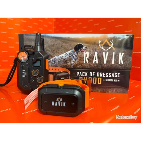 PACK COLLIER DE DRESSAGE RV900 - 1 CHIEN RAVIK