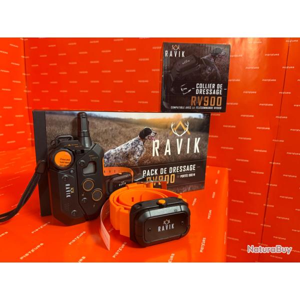 PACK COLLIER DE DRESSAGE RV900 - 2 CHIENS RAVIK