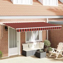 Auvent R&eacute;tractable Orange 350 x 200 cm tissu