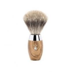 Blaireau MUHLE KOSMO pur gris monture olivier