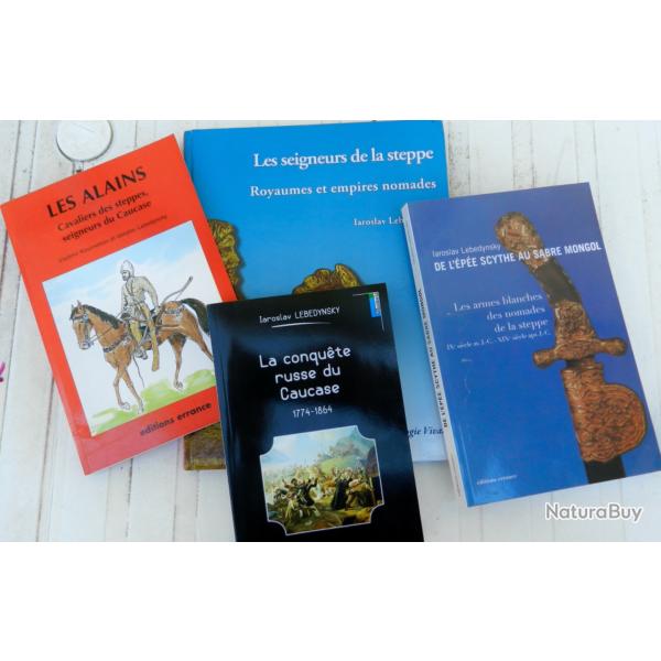 Lot de 5 livres de Iaroslav LEBEDYNSKY